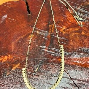 Silpada gold dot necklace